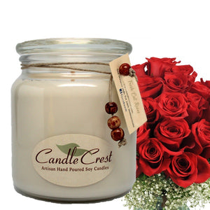 Candle Crest Candles: Fresh Cut Roses, Classic