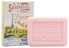 Load image into Gallery viewer, La Savonnerie de Nyons: &quot;La Seine&quot; Rose Guest Soap, 25g
