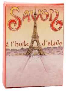 La Savonnerie de Nyons: "La Tour Eiffel" Rose Guest Soap, 25g