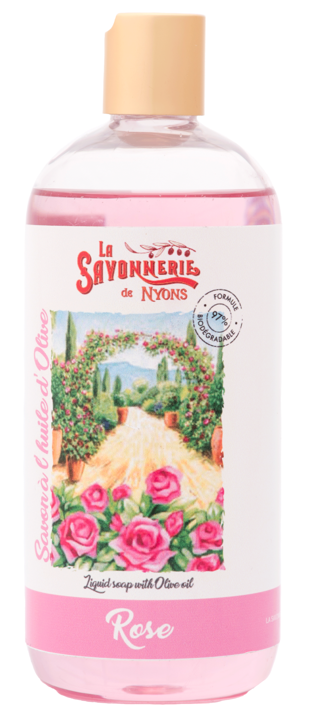 La Savonnerie de Nyons: Rose Liquid Soap Refill, 1L